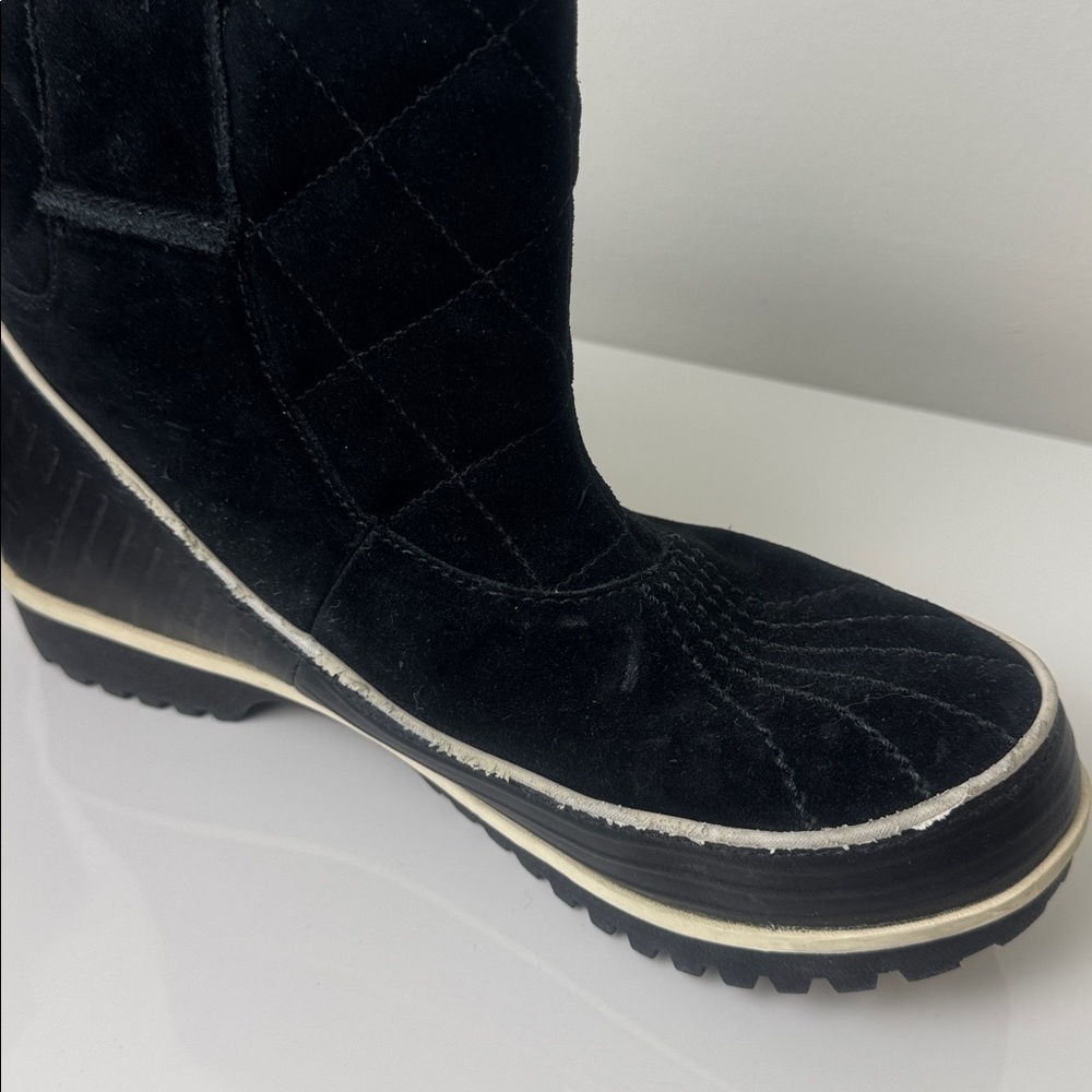 Sorel Tivoli II Pull On black Women's Black Winter Snow Boots US 8 - Picture 6 of 8